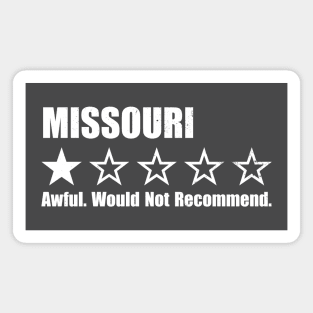 Missouri One Star Review Magnet